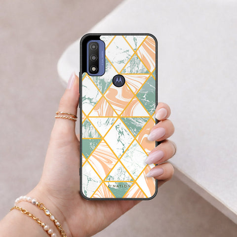 Motorola G Pure 2021 Cover - O'Nation Shades of Marble Series - HQ Premium Shine Durable Shatterproof Case
