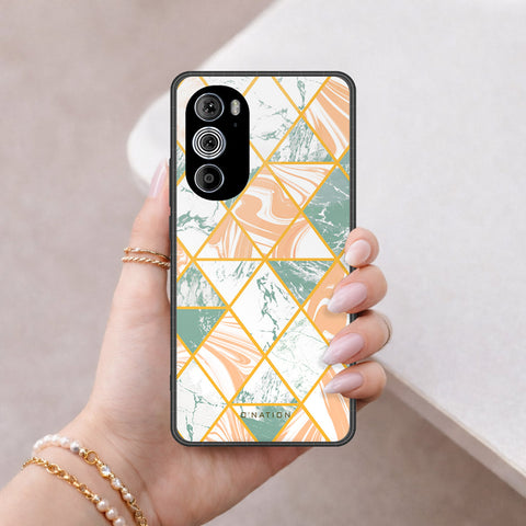 Motorola Edge 30 Pro Cover - O'Nation Shades of Marble Series - HQ Premium Shine Durable Shatterproof Case