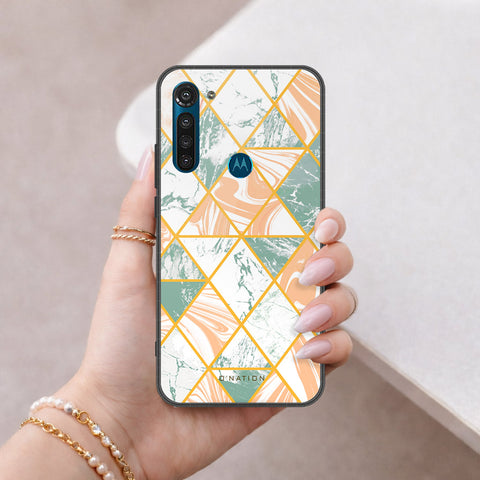 Motorola Moto G8 Power Cover - O'Nation Shades of Marble Series - HQ Premium Shine Durable Shatterproof Case