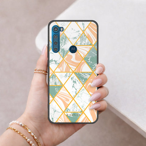 Motorola One Fusion Plus Cover - O'Nation Shades of Marble Series - HQ Premium Shine Durable Shatterproof Case
