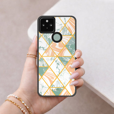 Google Pixel 5 XL Cover - O'Nation Shades of Marble Series - HQ Premium Shine Durable Shatterproof Case