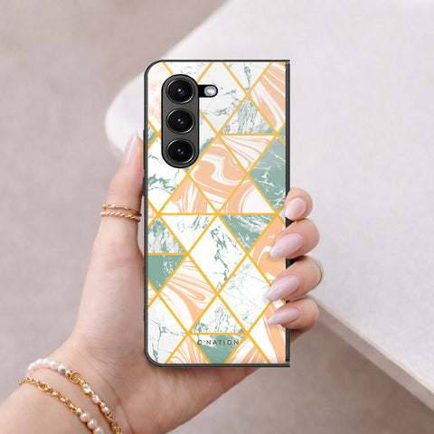 Samsung Galaxy Z Fold 6 5G Cover - O'Nation Shades of Marble Series - HQ Premium Shine Durable Shatterproof Case