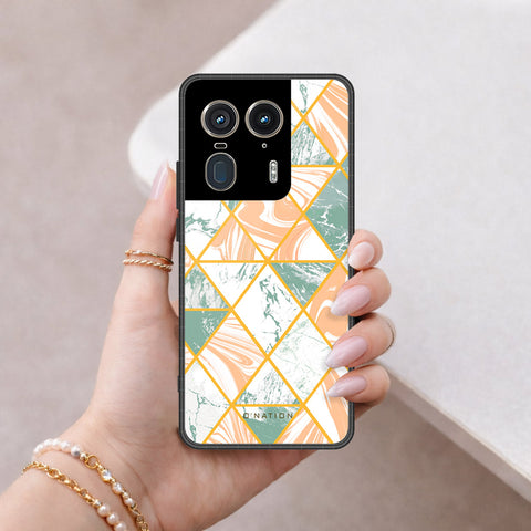 Motorola Edge 50 Ultra Cover - O'Nation Shades of Marble Series - HQ Premium Shine Durable Shatterproof Case