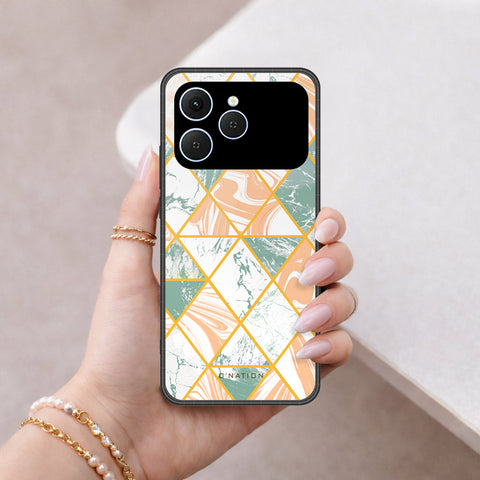 Tecno Spark 40 Cover - O'Nation Shades of Marble Series - HQ Premium Shine Durable Shatterproof Case