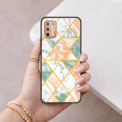Motorola Moto G9 Plus Cover - O'Nation Shades of Marble Series - HQ Premium Shine Durable Shatterproof Case
