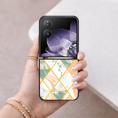 Xiaomi Mix Flip Cover - O'Nation Shades of Marble Series - HQ Premium Shine Durable Shatterproof Case