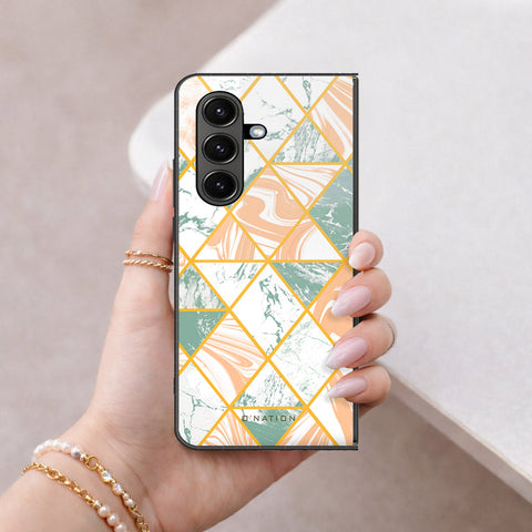 Samsung Galaxy Z Fold 8 Cover - O'Nation Shades of Marble Series - HQ Premium Shine Durable Shatterproof Case