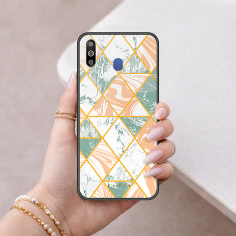 Samsung Galaxy A40s Cover - O'Nation Shades of Marble Series - HQ Premium Shine Durable Shatterproof Case
