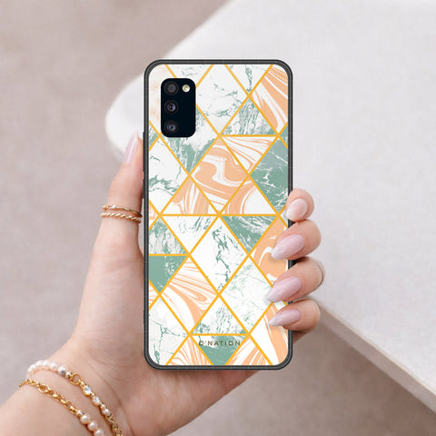 Samsung Galaxy A41 Cover - O'Nation Shades of Marble Series - HQ Premium Shine Durable Shatterproof Case