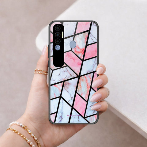 Tecno Spark 7 Pro Cover - O'Nation Shades of Marble Series - HQ Premium Shine Durable Shatterproof Case