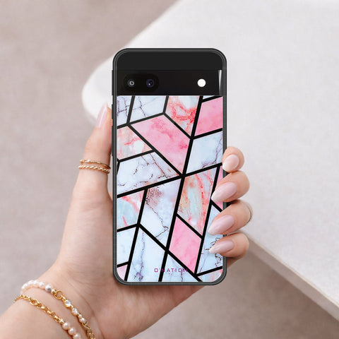 Google Pixel 6a Cover - O'Nation Shades of Marble Series - HQ Premium Shine Durable Shatterproof Case