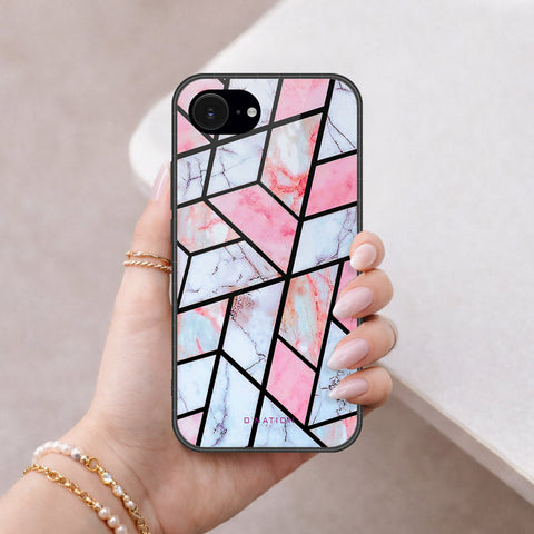 iPhone 16e Cover - O'Nation Shades of Marble Series - HQ Ultra Shine Premium Infinity Glass Soft Silicon Borders Case
