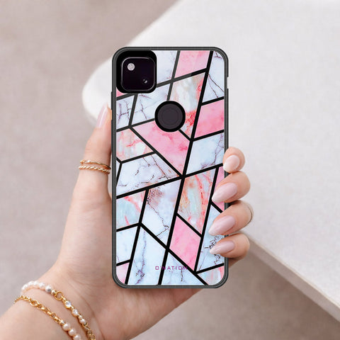 Google Pixel 4a 4G Cover - O'Nation Shades of Marble Series - HQ Premium Shine Durable Shatterproof Case