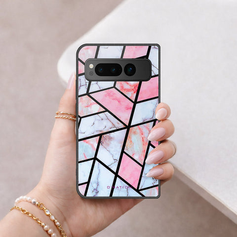 Google Pixel Fold Cover - O'Nation Shades of Marble Series - HQ Premium Shine Durable Shatterproof Case
