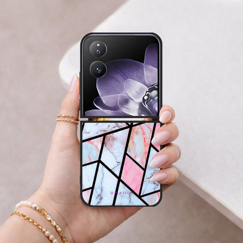 Xiaomi Mix Flip Cover - O'Nation Shades of Marble Series - HQ Premium Shine Durable Shatterproof Case