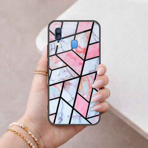 Samsung Galaxy A40 Cover - O'Nation Shades of Marble Series - HQ Premium Shine Durable Shatterproof Case