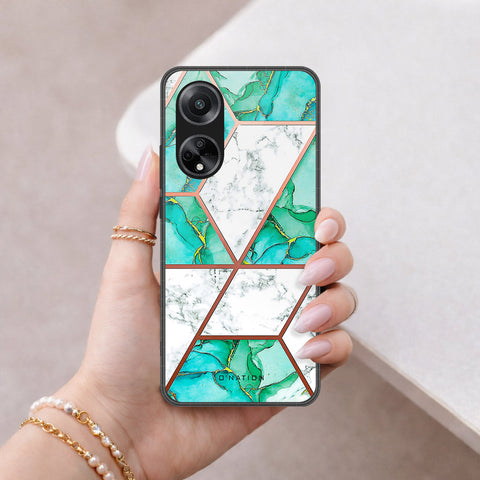 Oppo A98 Cover - O'Nation Shades of Marble Series - HQ Premium Shine Durable Shatterproof Case