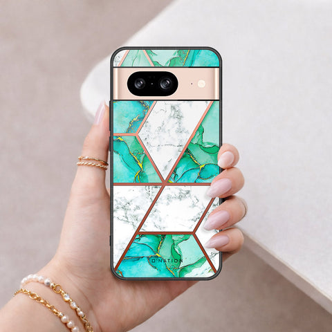 Google Pixel 8 Cover - O'Nation Shades of Marble Series - HQ Premium Shine Durable Shatterproof Case
