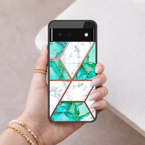 Google Pixel 6 Cover - O'Nation Shades of Marble Series - HQ Premium Shine Durable Shatterproof Case