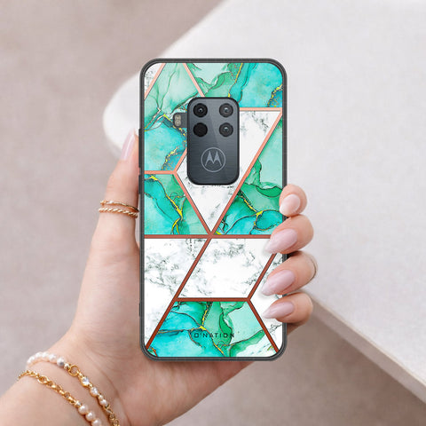 Motorola One Zoom Cover - O'Nation Shades of Marble Series - HQ Premium Shine Durable Shatterproof Case