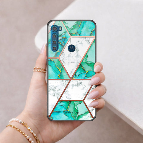 Motorola One Fusion Plus Cover - O'Nation Shades of Marble Series - HQ Premium Shine Durable Shatterproof Case
