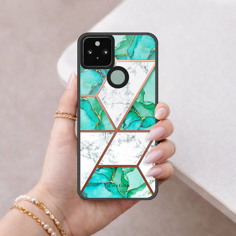 Google Pixel 5 XL Cover - O'Nation Shades of Marble Series - HQ Premium Shine Durable Shatterproof Case