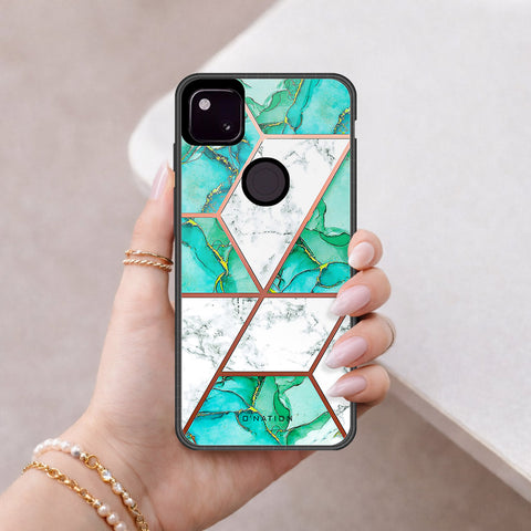 Google Pixel 4a 4G Cover - O'Nation Shades of Marble Series - HQ Premium Shine Durable Shatterproof Case
