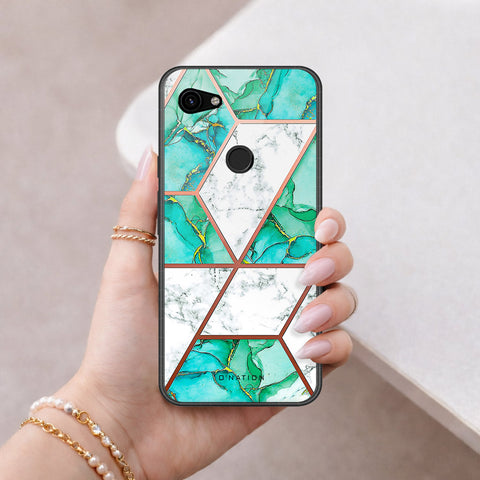 Google Pixel 3a Cover - O'Nation Shades of Marble Series - HQ Premium Shine Durable Shatterproof Case