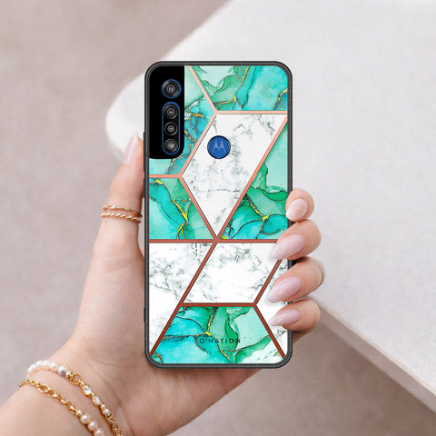 Motorola One Macro Cover - O'Nation Shades of Marble Series - HQ Premium Shine Durable Shatterproof Case