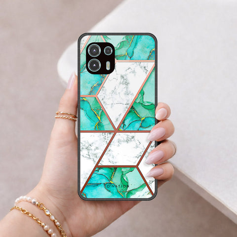 Motorola Edge 20 Lite Cover - O'Nation Shades of Marble Series - HQ Premium Shine Durable Shatterproof Case