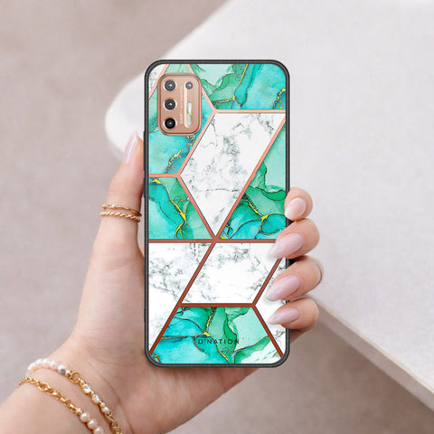 Motorola Moto G9 Plus Cover - O'Nation Shades of Marble Series - HQ Premium Shine Durable Shatterproof Case
