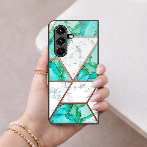 Samsung Galaxy Z Fold 8 Cover - O'Nation Shades of Marble Series - HQ Premium Shine Durable Shatterproof Case