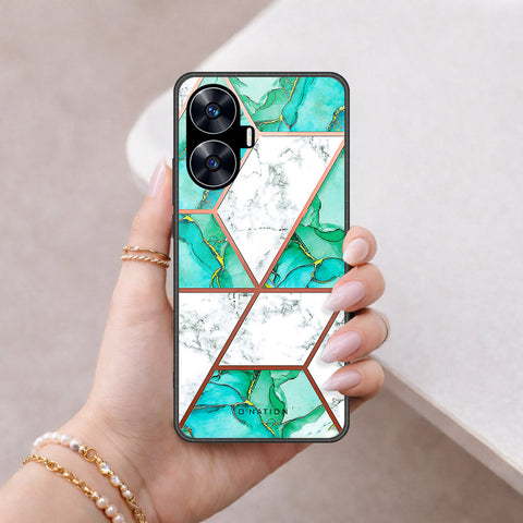 Realme C55 Cover - O'Nation Shades of Marble Series - HQ Premium Shine Durable Shatterproof Case