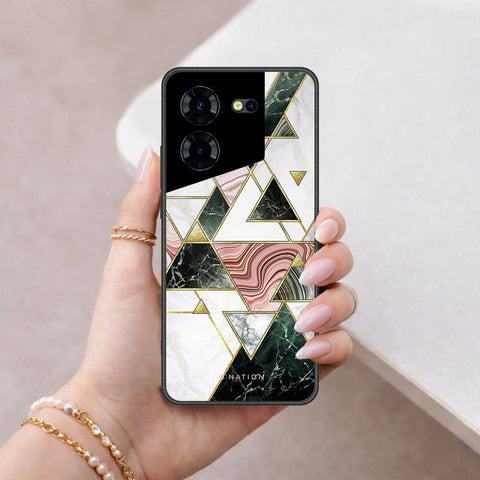 Tecno Pova 5 Cover - O'Nation Shades of Marble Series - HQ Premium Shine Durable Shatterproof Case