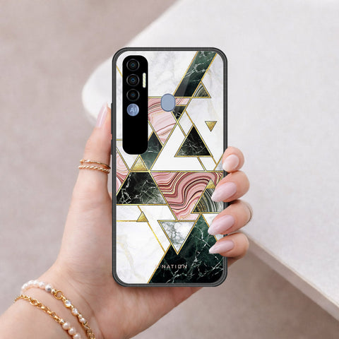 Tecno Spark 7 Pro Cover - O'Nation Shades of Marble Series - HQ Premium Shine Durable Shatterproof Case