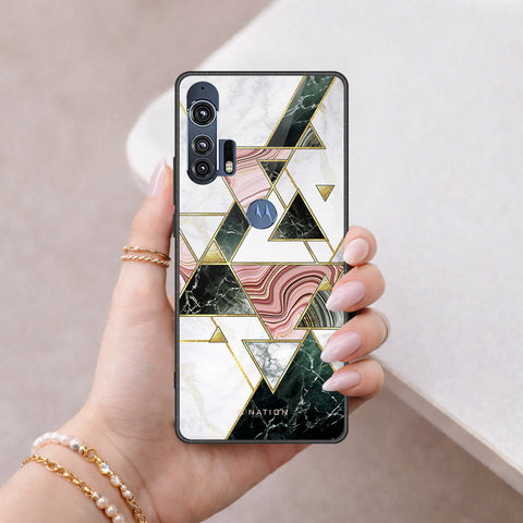 Motorola Edge Plus 2020 Cover - O'Nation Shades of Marble Series - HQ Premium Shine Durable Shatterproof Case