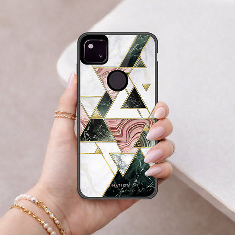 Google Pixel 4a 4G Cover - O'Nation Shades of Marble Series - HQ Premium Shine Durable Shatterproof Case