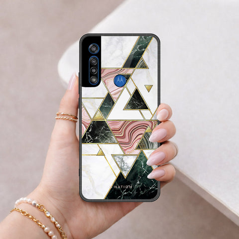 Motorola One Macro Cover - O'Nation Shades of Marble Series - HQ Premium Shine Durable Shatterproof Case