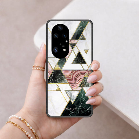 Huawei P50 Pro Cover - O'Nation Shades of Marble Series - HQ Premium Shine Durable Shatterproof Case