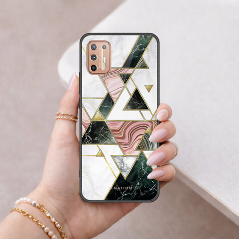 Motorola Moto G9 Plus Cover - O'Nation Shades of Marble Series - HQ Premium Shine Durable Shatterproof Case