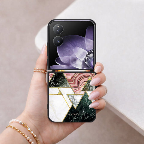 Xiaomi Mix Flip Cover - O'Nation Shades of Marble Series - HQ Premium Shine Durable Shatterproof Case