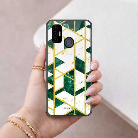 Tecno Spark 7 Cover - O'Nation Shades of Marble Series - HQ Premium Shine Durable Shatterproof Case
