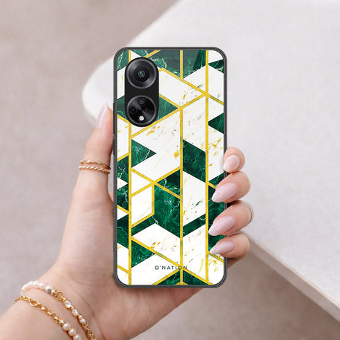 Oppo A98 Cover - O'Nation Shades of Marble Series - HQ Premium Shine Durable Shatterproof Case