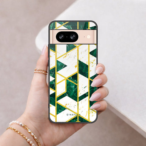 Google Pixel 8 Cover - O'Nation Shades of Marble Series - HQ Premium Shine Durable Shatterproof Case