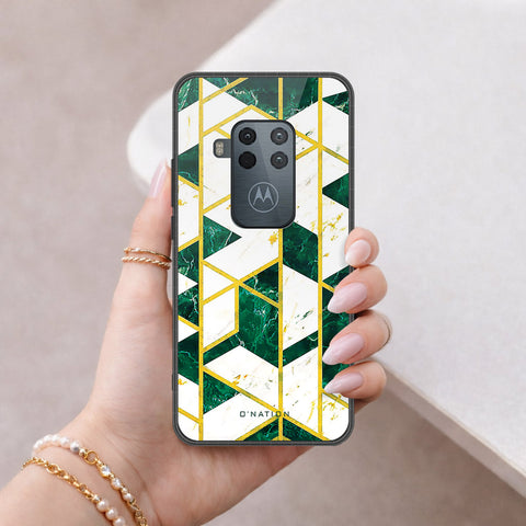 Motorola One Zoom Cover - O'Nation Shades of Marble Series - HQ Premium Shine Durable Shatterproof Case