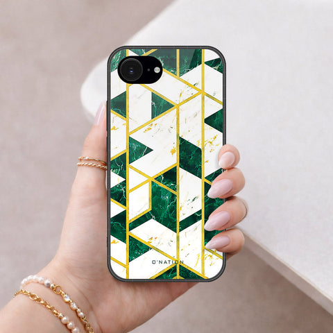iPhone 16e Cover - O'Nation Shades of Marble Series - HQ Ultra Shine Premium Infinity Glass Soft Silicon Borders Case