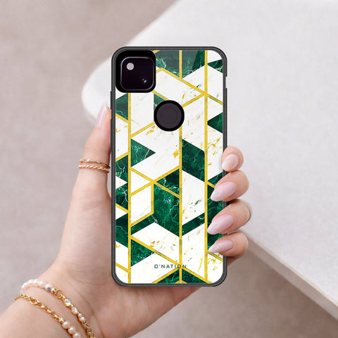 Google Pixel 4a 4G Cover - O'Nation Shades of Marble Series - HQ Premium Shine Durable Shatterproof Case
