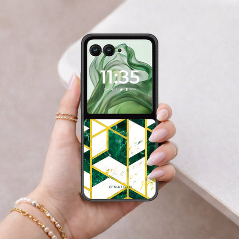 Motorola Razr Plus 2024 Cover - O'Nation Shades of Marble Series - HQ Premium Shine Durable Shatterproof Case