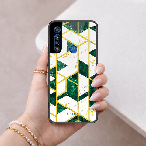 Motorola One Macro Cover - O'Nation Shades of Marble Series - HQ Premium Shine Durable Shatterproof Case