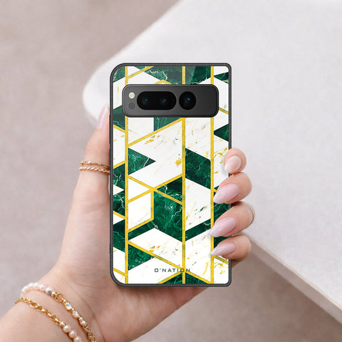 Google Pixel Fold Cover - O'Nation Shades of Marble Series - HQ Premium Shine Durable Shatterproof Case